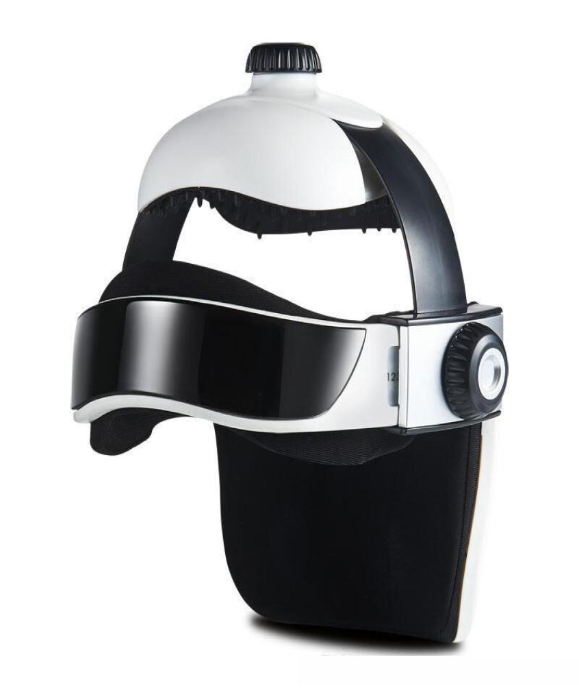 

Electric Heating Neck Head Massage Helmet Air Pressure Vibration Therapy Massager Music Muscle Stimulator Health Care9985697