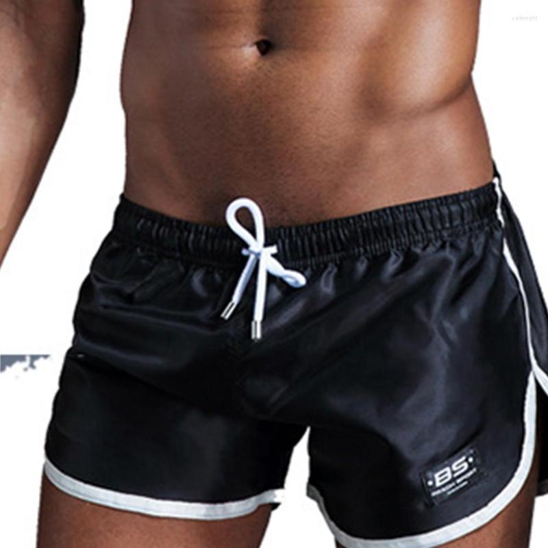 

Men's Sleepwear Men Casual Shorts Summer Surfing Beach Swimming Trunks Sexy Boxer Swimwear Sports Briefs Comfortable Home Dress Clothing, Yellow