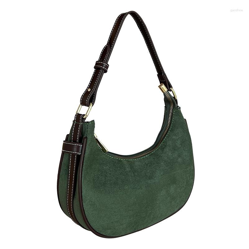 

Evening Bags High Sense Niche Underarm Bag Women 2023 Spring Single Shoulder Women's Leisure Texture Portable Messenger Trend, Green
