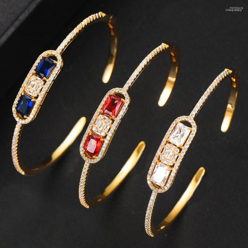 

Bangle Gorgeous Fine Luxury Elegant Charm Open For Women Bracelet Top Quality Bridal Wedding Super Romantic Jewelry 2023