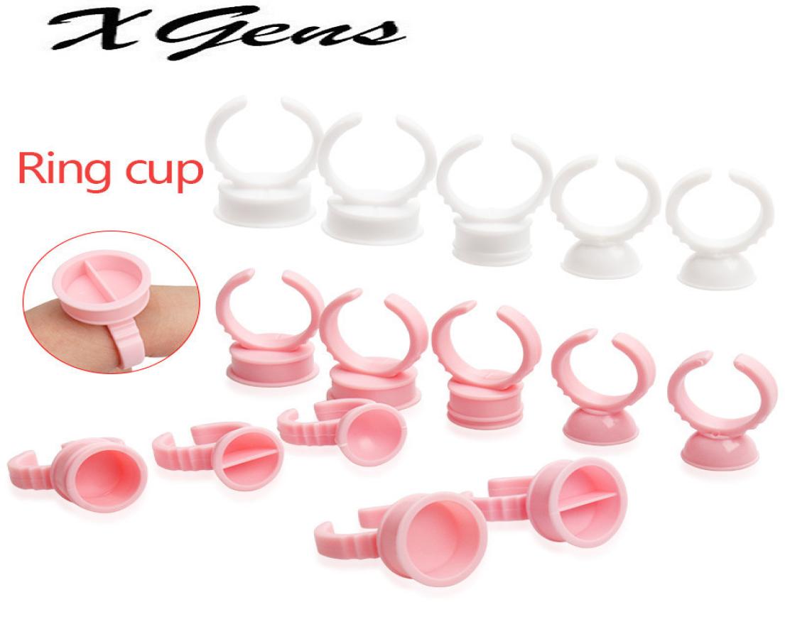 

Disposable Glue Holder Ring Cups For Eyelashes Extension Tattoo Pigment Holder Pallet Adhesive Glue Holder Palette Container1372993
