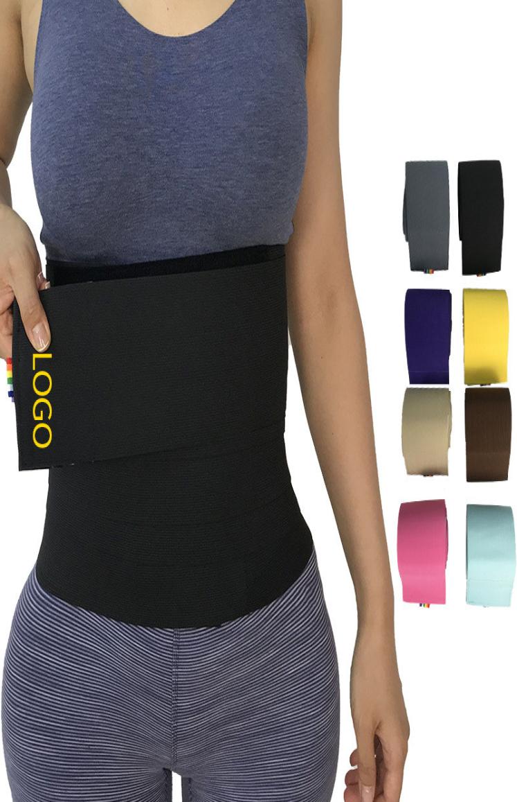 

Bandage Wrap Waist Trainer for Women Plus Size Trimmer Adjust Tummy Sweat band Wraps Belt Lower Belly Fat Body Shaper4679620, Brown