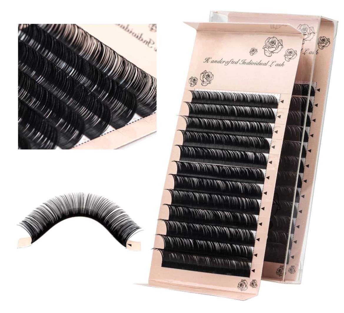 

Whole Individual Classic CD Curl Eyelash Extension Natrual Look Lashes Russian Volume Lashes Matte Faux Mink Professional Cil7697448