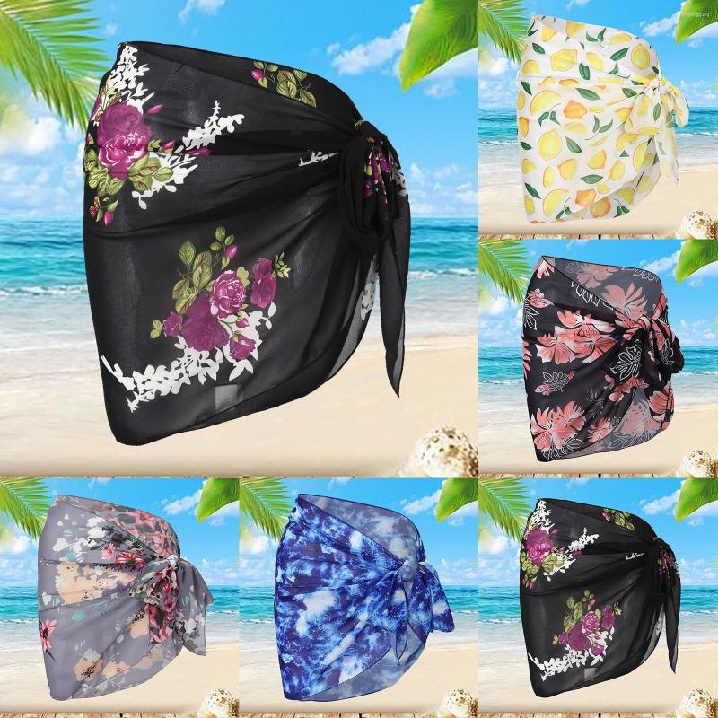 

Women's Swimwear Skirt Women Swimsuit Smock Beach Wrap Dress Bikini Apron, Orange