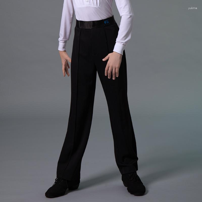 

Stage Wear Boys Latin Dance Pants Competition Children'S Samba Tango Performance Trousers Kids Latino Ballroom Clothes DWY2862, Black