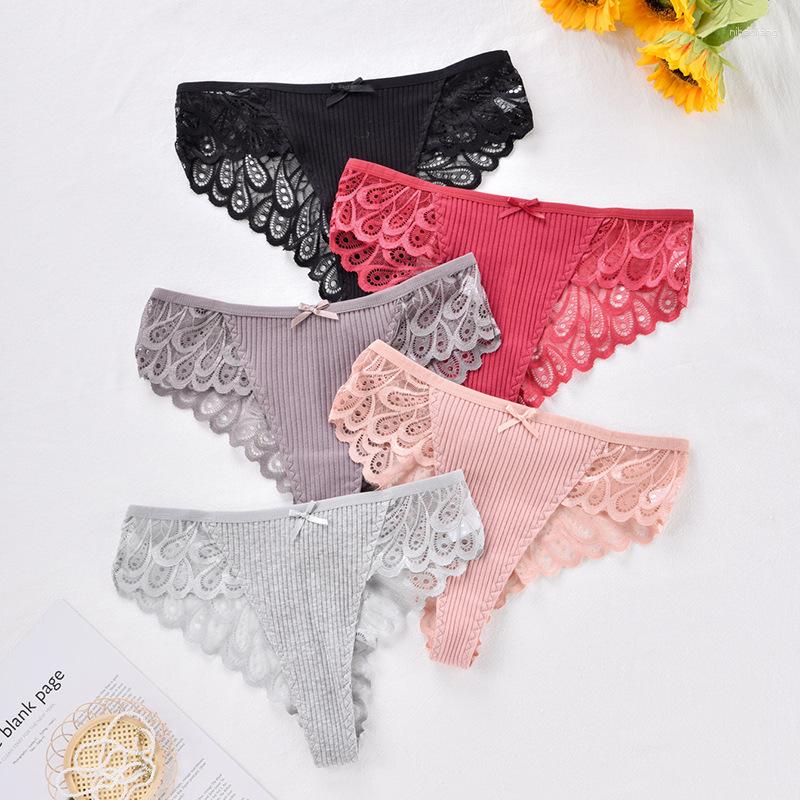 

Women's Panties CINVIK 3Pcs Women S-4XL Sexy Thongs G-string Underwear Low-rise Female Briefs Ladies Underpants Plus Size Tangas, T50-10