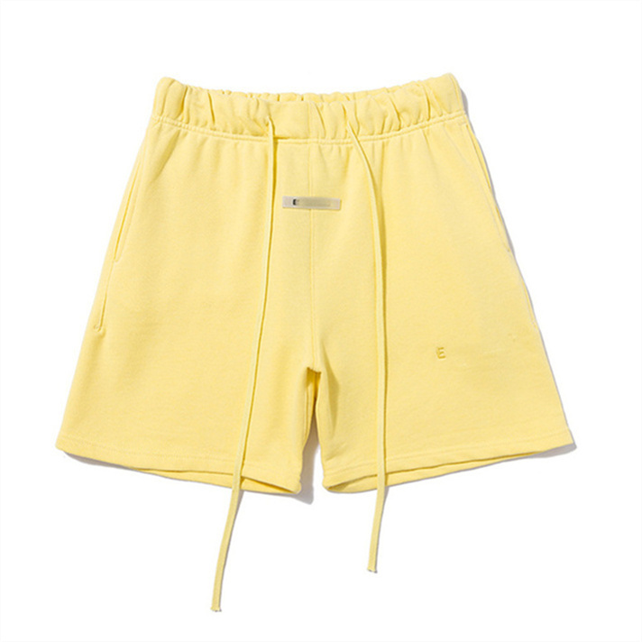 

Men's high-end quality highlights the temperament of loose large size fashion shorts wicking sweat quick drying European and American trend quarter pants M-3XL B64