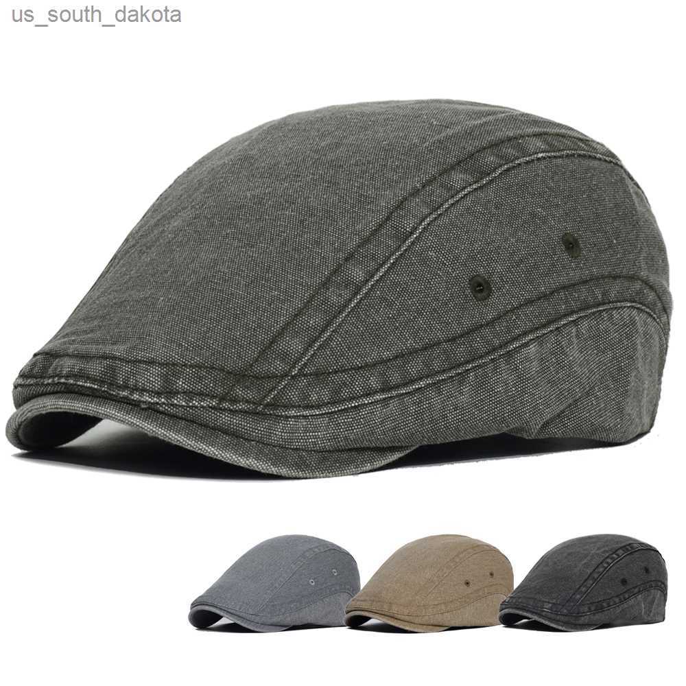

Fashion Adjustable Newsboy Caps Men Woman Casual Beret Flat Ivy Cap Soft Solid Driving Cabbie Hat Peaked Cap Unisex L230523, Gray