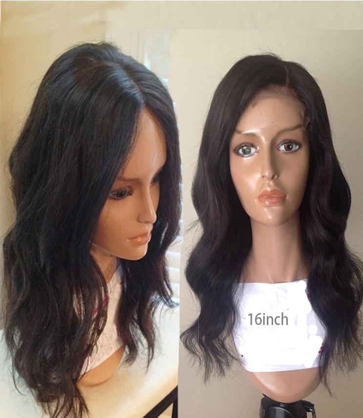 

Virgin Burmese Human Hair Full Lace Wig Natrual Wave Glueless Lace Front Wigs with Baby Hair For Black Women9174277, Natural color