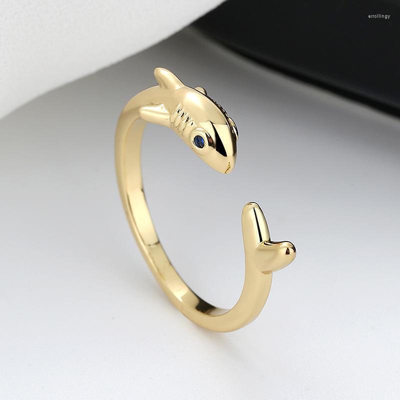

Wedding Rings Boho Vintage Fish For Women Band Men Finger 2023 Female Bohemian Jewelry Gifts