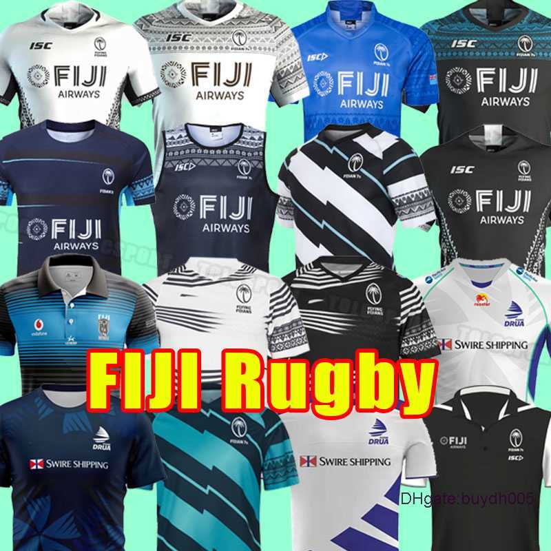 

2023 Men's Rugby Jersey Fans T shirts New Fiji Home Away Sevens Shirt Thai Quality National 7's Shorts Training Vest Pants 41tj, As shown