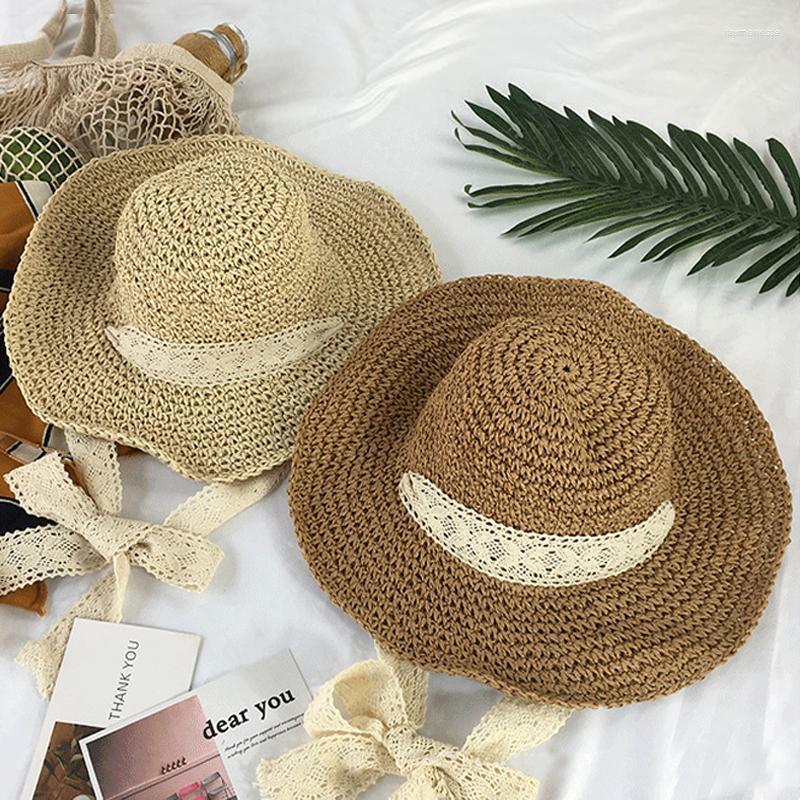 

Wide Brim Hats Handmade Ladies Sun Hat Big Beach Bucket For Spring Summer Outdoor Floppy Fisherman Caps Chapeu