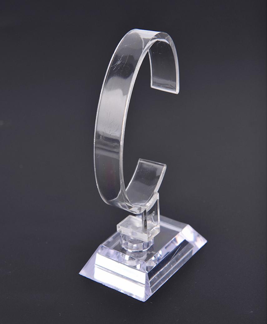 

Fashion New Clear Acrylic Platic Bracelet Watch Display Rack Bangle Wristband Holder Stand Organizer Show Stand Holder Jewelry Dis9676984