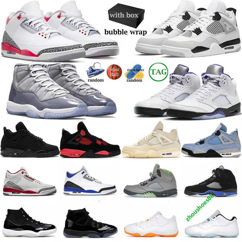 

4 3 5 11 basketball shoes men women fire red racer blue Military black unc red thunder concord green bean cool grey bred space jam 3s 4s 5s 11s sports sneakers size 36-47, 29