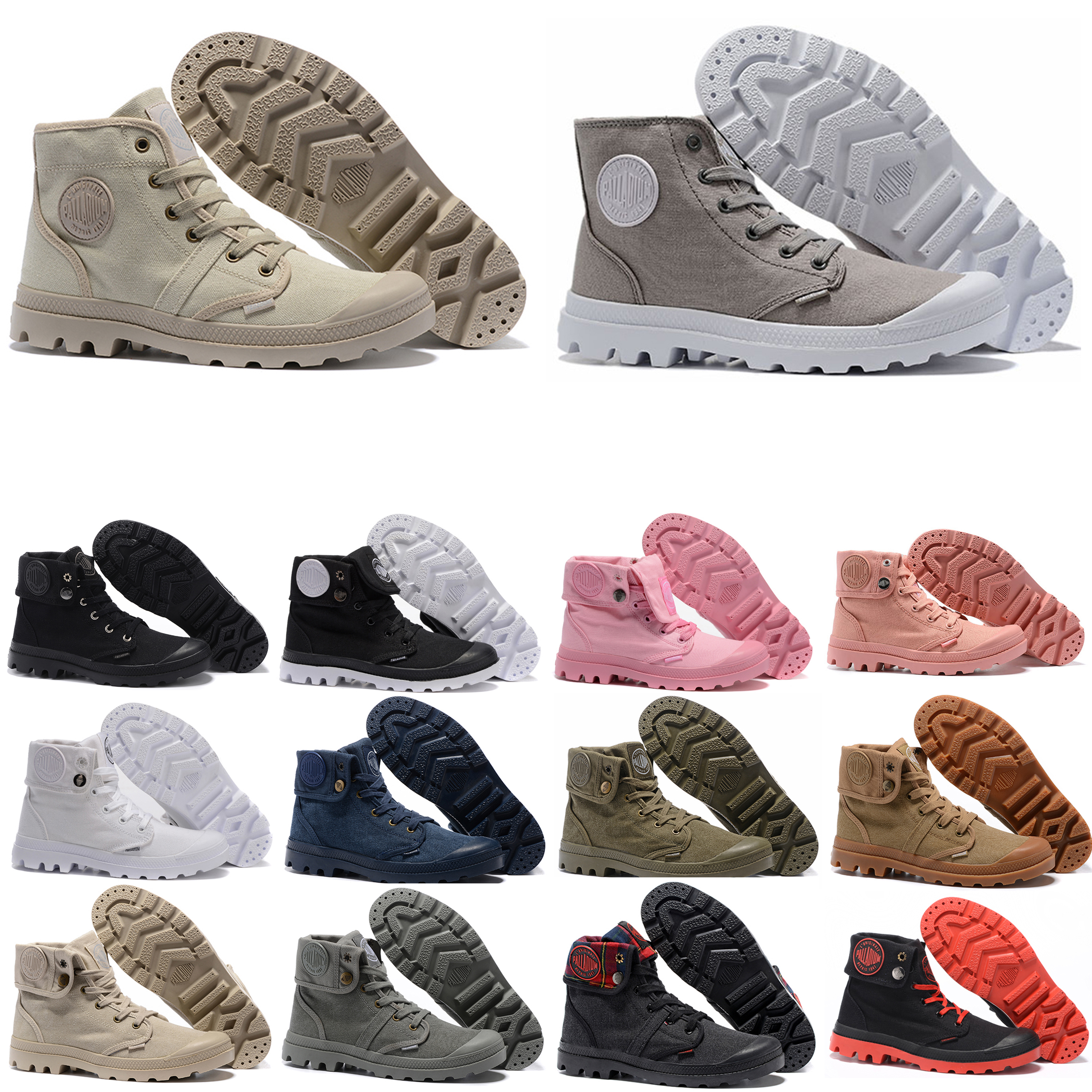 

PALLADIUM Men Women Boots mens winter snow booties Medium pampa pufdie lite high cut leather outerdoor boots womens working boot size 36-45