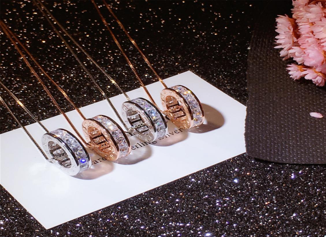 

Infinity Luxury Jewelry 100 925 Sterling SilverRose Gold Fill Clear Topaz CZ Diamond Gemstones Zodiac Pendant Wedding Necklace F8492246