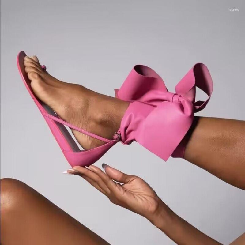 

Sandals Rome Women Flats Casual Shoes Clip Toe Lace Up Flip Flops Beach 2023 Summer Party Dress Ladies Zapatos Slides, Black