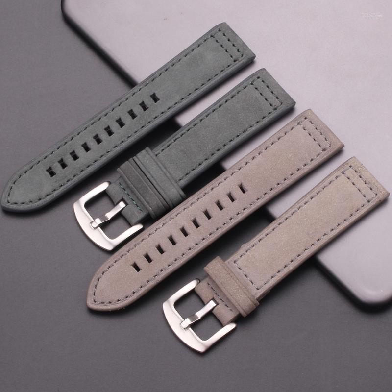 

Watch Bands Italy Genuine Calf Leather Band 22mm 4 Colors Women Men Watchbands Strap Wiht Stainless Steel Pin Buckle For Gear S3Watch
