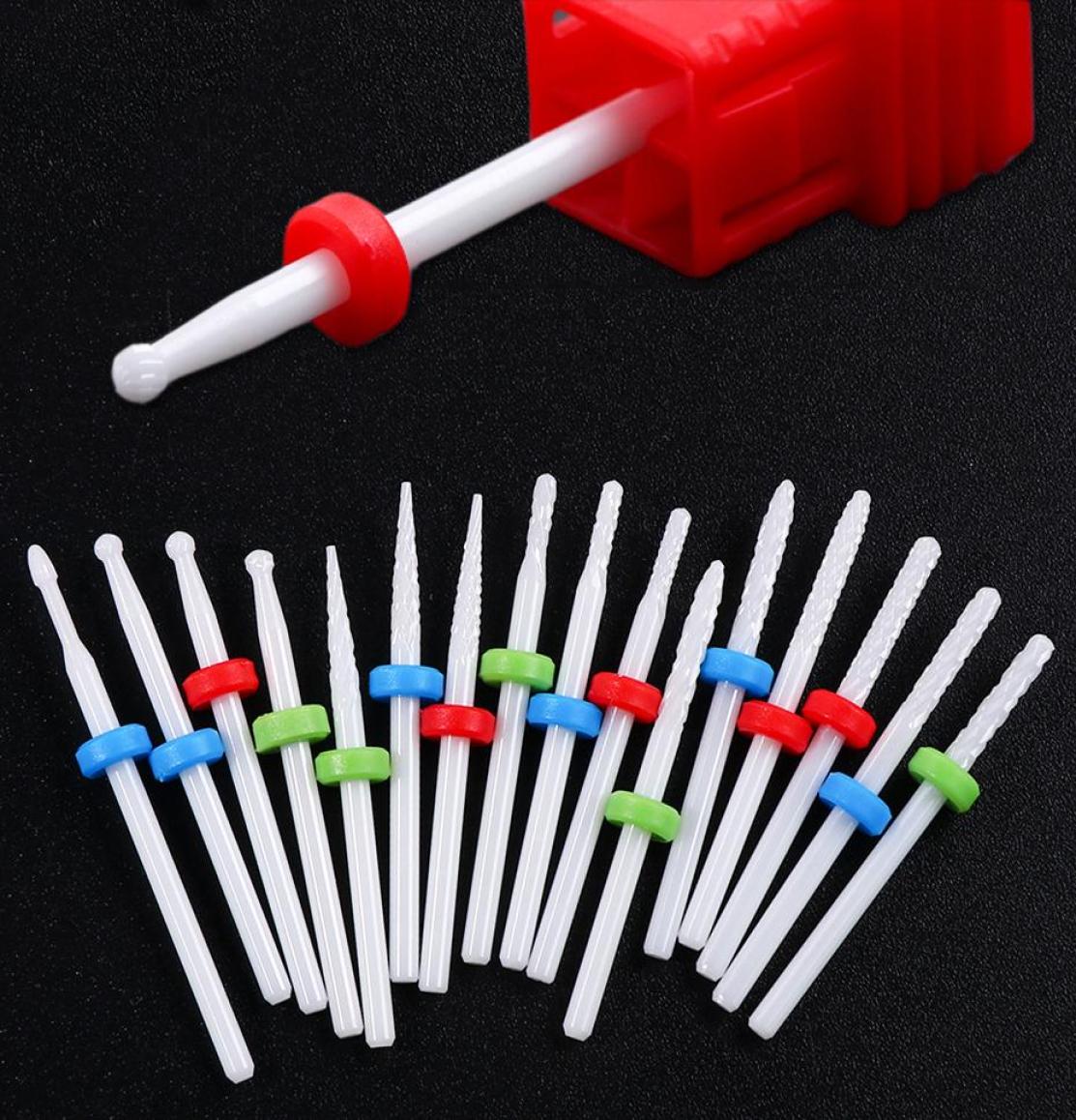 

1pcs Ceramics Milling Cutter Small Ball Nail Drill Bit Ceramic Burrs Manicure Dead Skin Cleaning Bit Nail Art Tools1508540