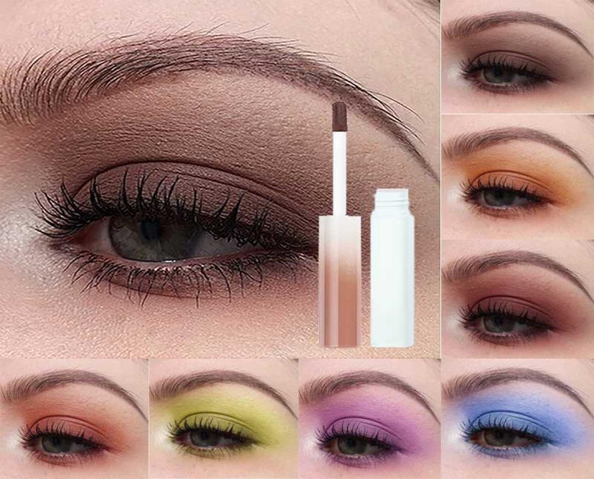 

Eye Shadow Colors Matte Liquid Eyeshadow Stick Waterproof Lasting Metallic Easy To Makeup Professional Dark Brown EyeshadowEye3713123, Sky blue
