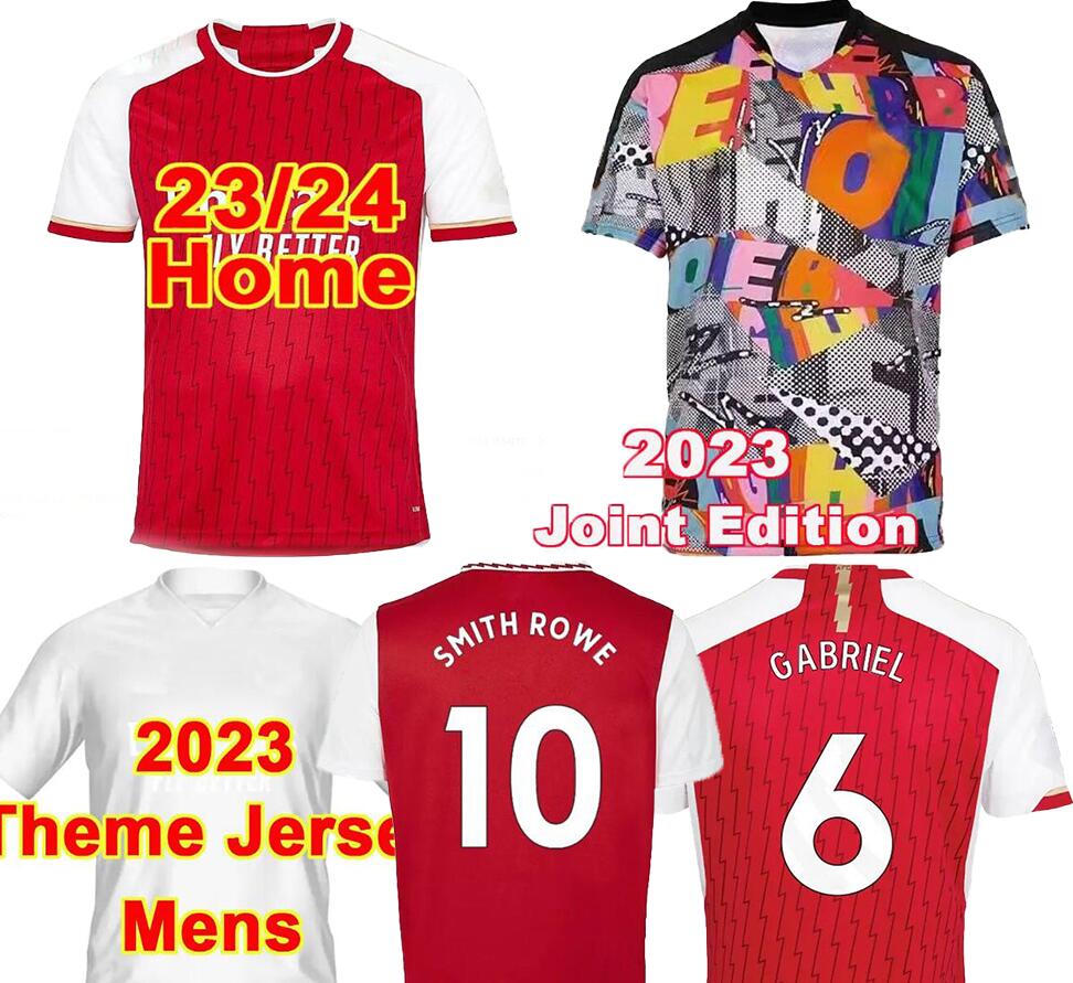 

23-24 SAKA WHITE Mens Thai Quality Soccer jerseys yakuda local online 10 SMITH ROWE 11 MARTINELLI 19 PEPE 7 SAKA 6 GABRIEL 5 THOMAS kingcaps wear, 2023 joint edition