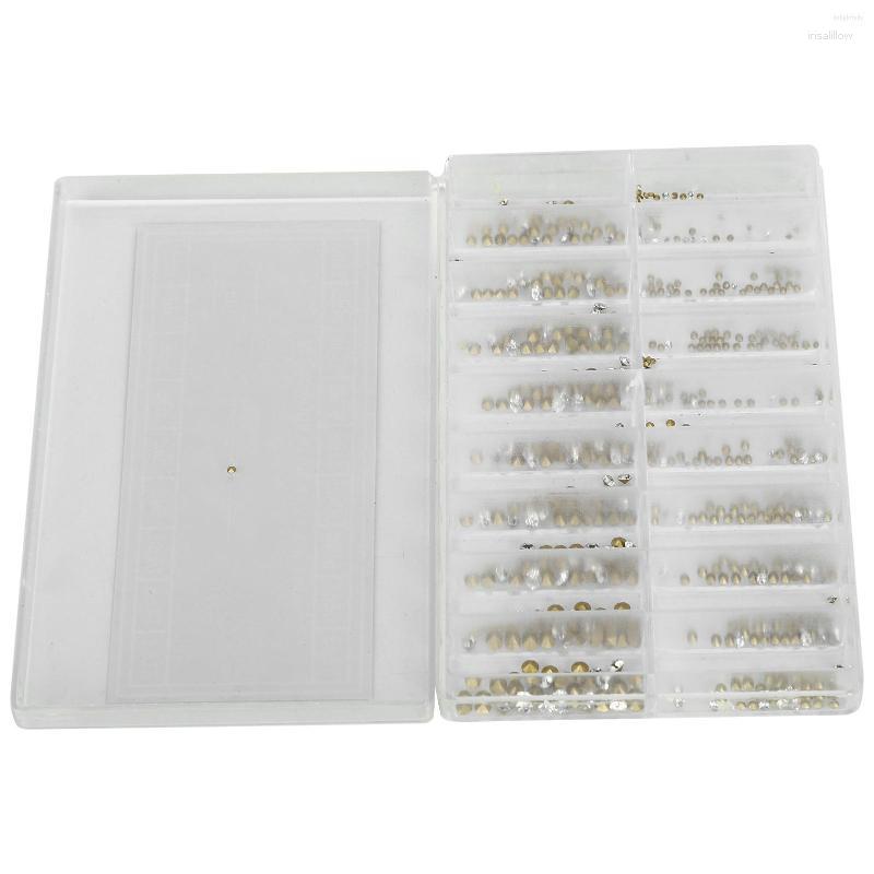 

Watch Boxes 18 Grid Rhinestone Decoration Artificial Stone Repair Tool For Watchmakers R