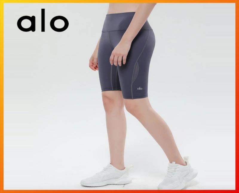 

Yoga Summer Women's Shorts Fitness Running Cycling Sports Shorts Four-color Five-point Short Breathable High Waist Fashion4293514, Black