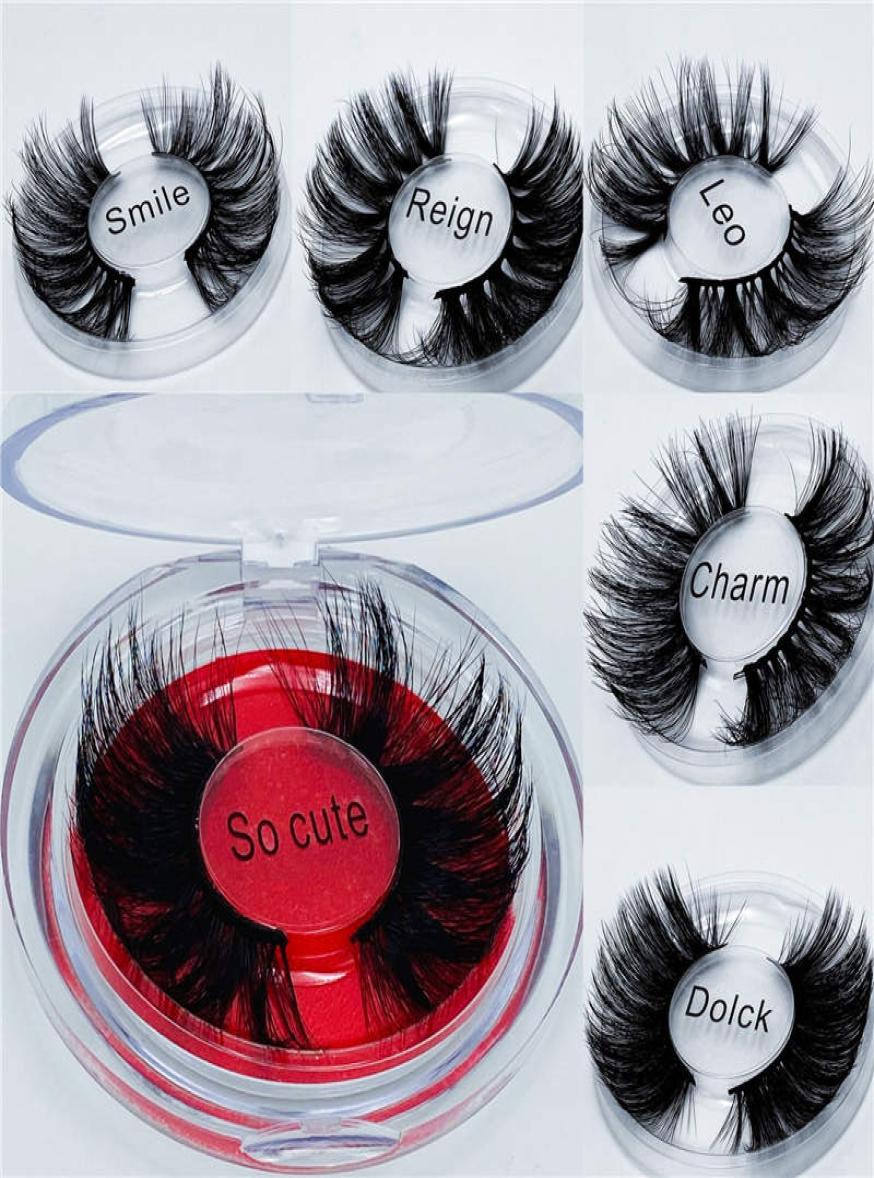 

Whole 25mm 6D Mink Lashes Thick Wispy Fluffy Handmade 3D Mink Lashes 103050100Pairs Eyelashes Custom Logo DHL 1593385