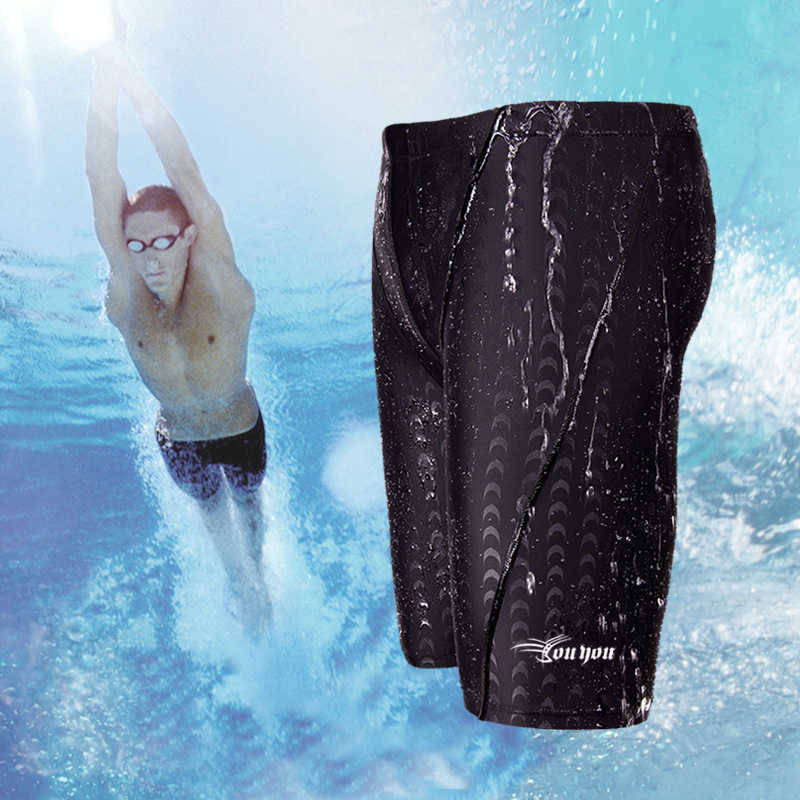 

Men's Swimwear Men Swimwear Skin Water Repellent Professional Competitive Swimming Trunks Brand Soild Jammer Swimsuit Pant Racing Briefs L-6XLHKD230621