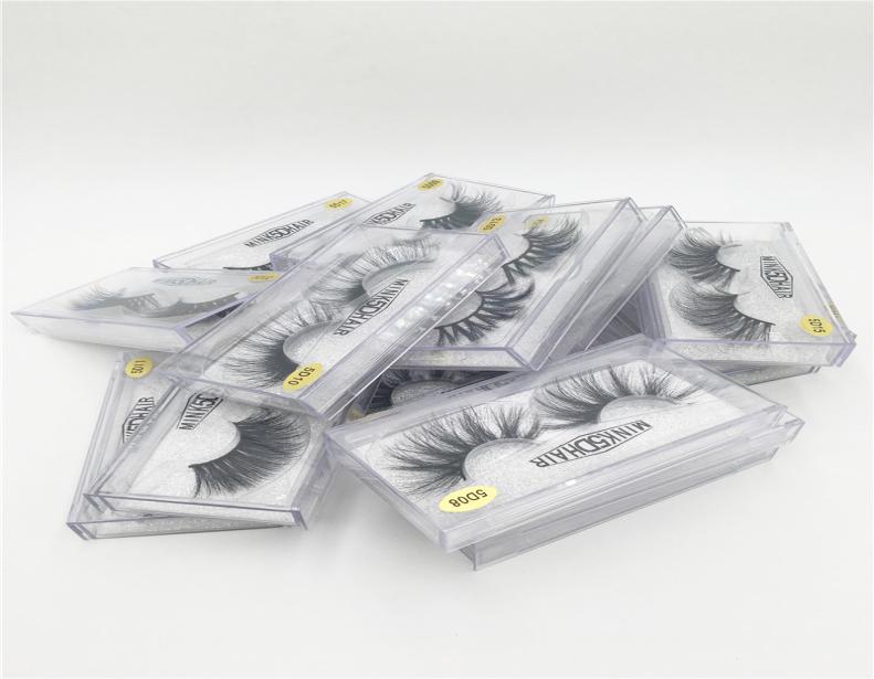 

NEW 17 styles Mink False Eyelashes 5D Mink Eyelashes 25mm Natural Long 100 Real Mink Lashes High Volume Fluffy Eyelash Makeup Too1047557