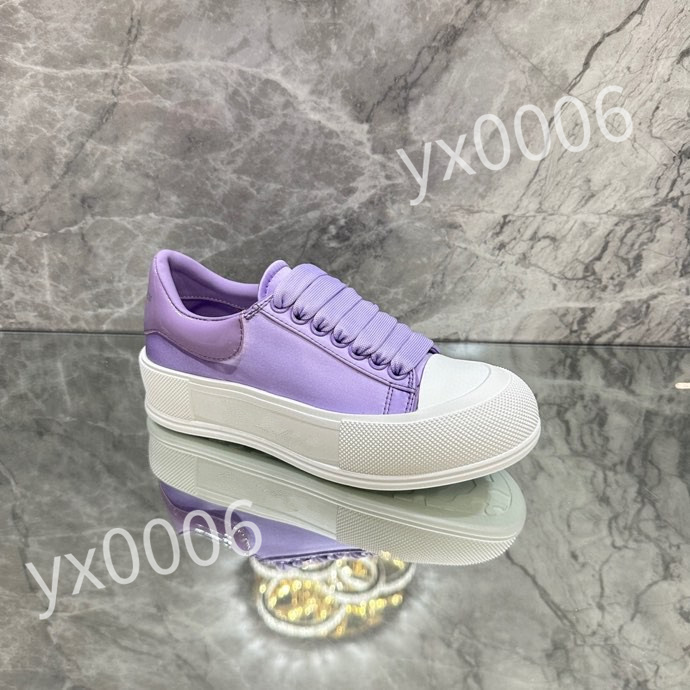

2023 new top Designer men causal shoes fashion woman canvas leather lace up platform sole sneakers white black mens womens letter 35-46, 05
