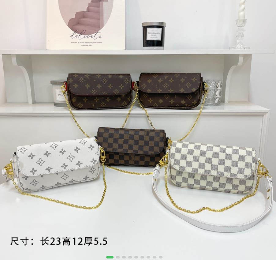 

Big women's bag new mahjong bag trend everything underarm bag chain shoulder bags, 23*12*5.5