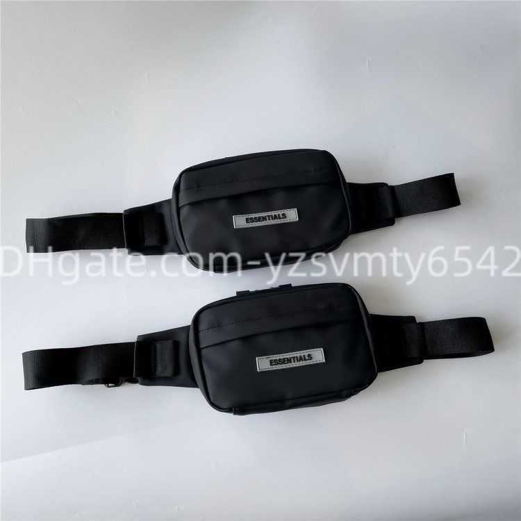 

multi line PU leather bag single shoulder bag high street phone bag Waist Bag Fashion, Black