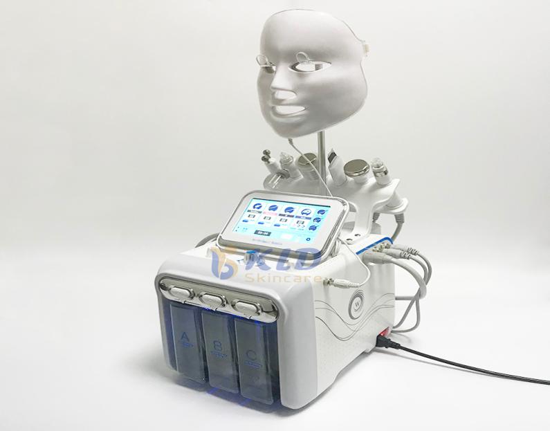 

Newest H2O2 Hydra Dermabrasion RF Bio lift Spa Facial Machine Hydro Microdermabrasion Face Device water aqua peel Cold Hammer CE5897249