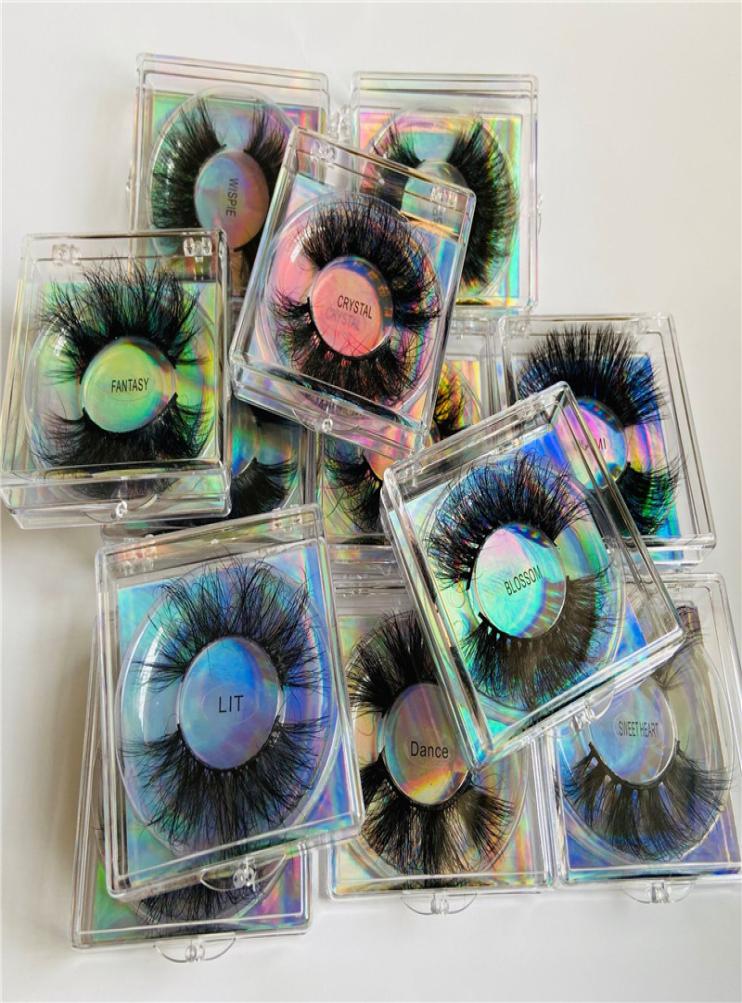 

25MM 27MM 3D Mink Eyelash Fluffy False Eyelash Curl 5d Mink Eyelashes Thick Long Dramatic Big Eyelash Extension Makeup8875921