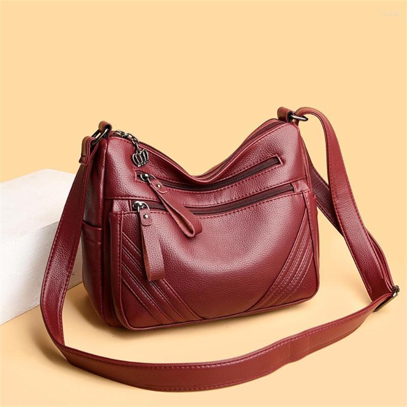 

Evening Bags Large Capacity Crossbody For Women 2023 Femme Pu Leather Luxury Handbags Designer High Quality Shoulder Bag Sac, Black