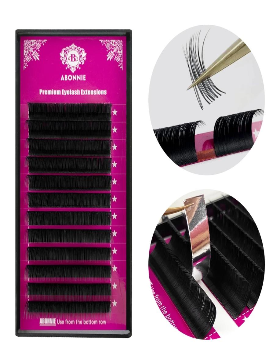 

Abonnie CD Curl Classic Individual Eyelash Extensions Russian Volume Lashes Fluffy Premium Lashes Extensions5122126