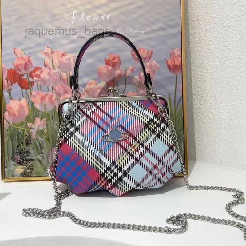 

Luxury saturn tote bag women fashion shoulder crossbody purse designer handbag striped dumplings messenger bags Viviennewestwood