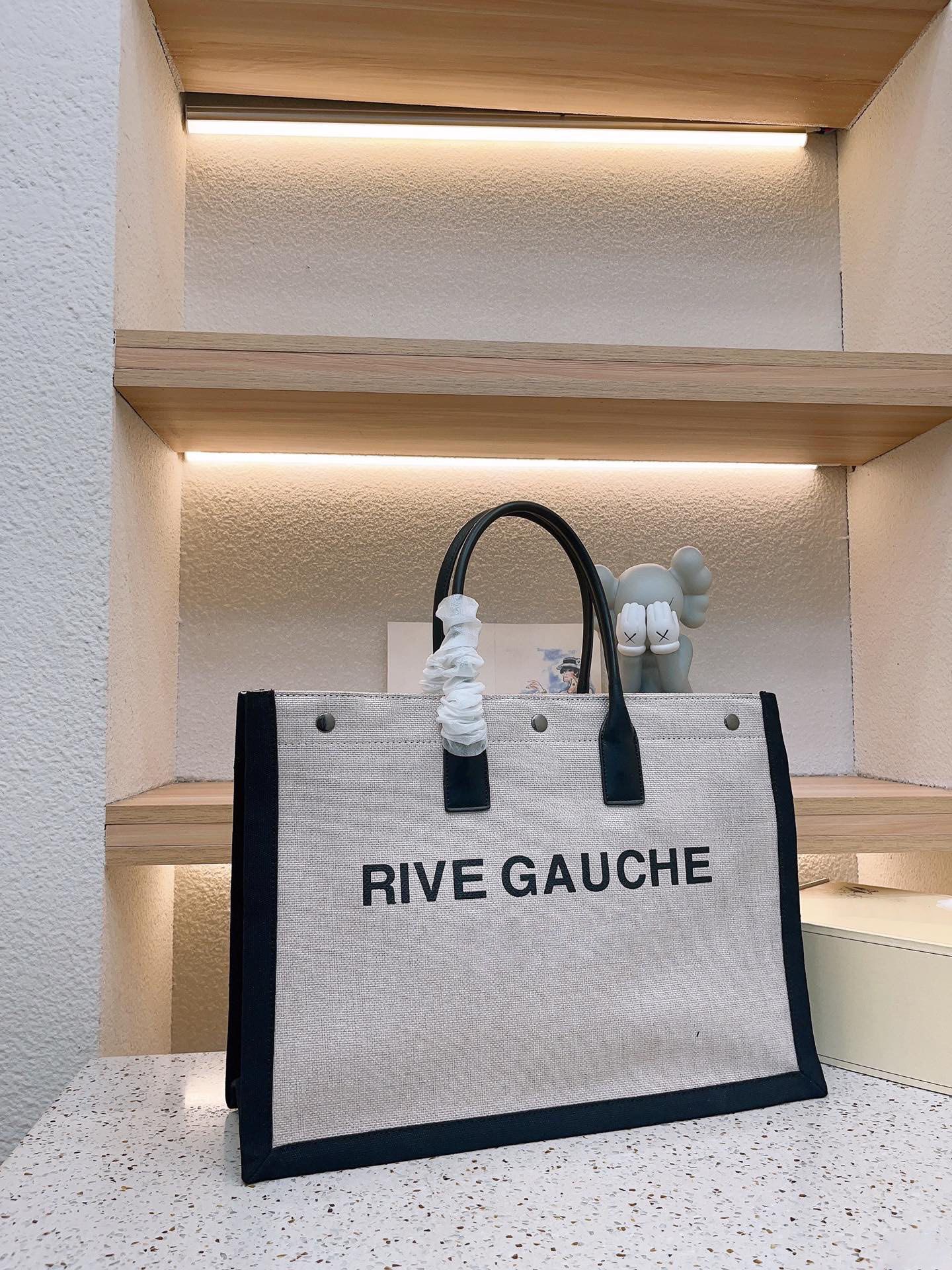 

shopping trend top handbags bags Totes Rive Gauche Tote satchel Designer handbag Crossbody linen Large Beach Shopping Designer travel W Mnkc, #5