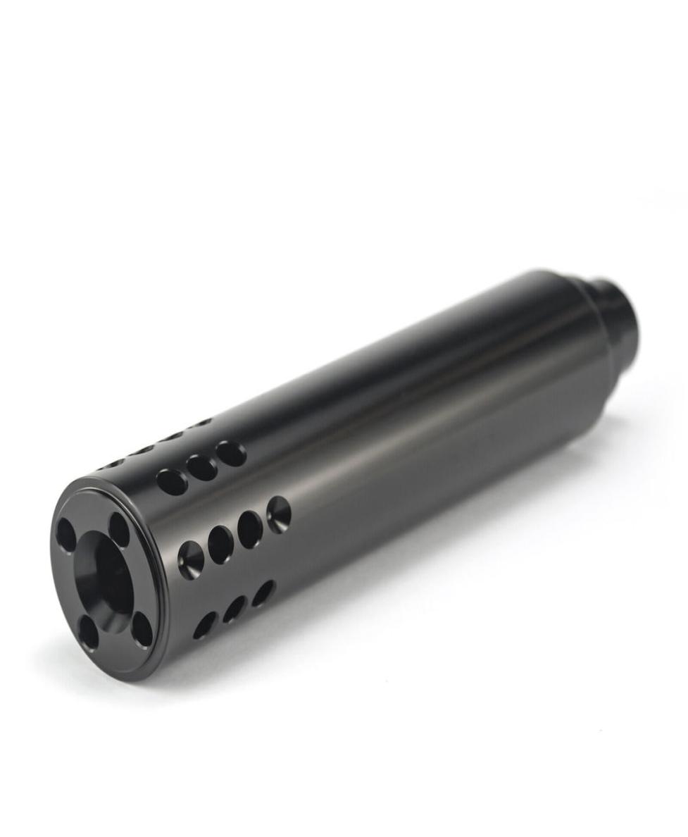 

Others Tactical Accessories 55quot Extra Long 12x28 Linear Compensator Muzzle Brake for 22LR 223 556 9MM8456940, Black
