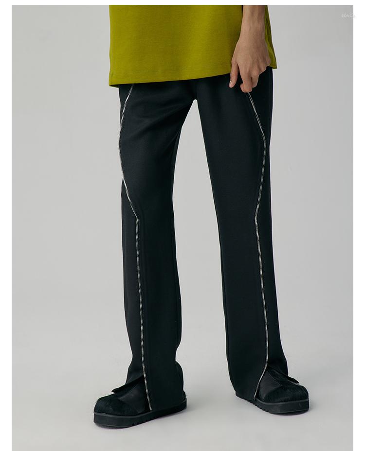 

Men's Pants 27-46 2023 Men Women Clothing Original Three-dimensional Cut Silhouette Zippered Casual Lovers Plus Size Costumes, Black