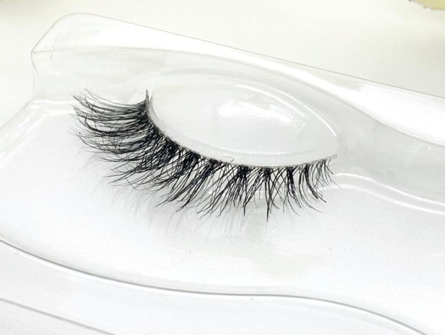 

Mink Eyelashes 0810CM 3D Mink False Eyelash Natural Full Strip Transparent band lashes cilios posticos Invisible Band Lashes6137588