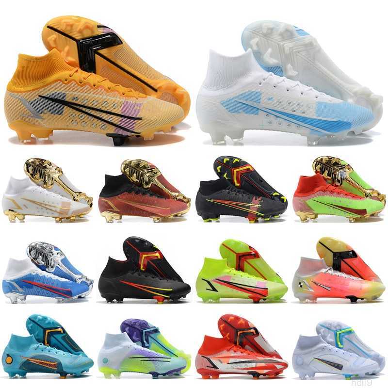 

2022 Mens High Tops Soccer Shoes Superfly 8 Elite Fg Cleats Mercurial Vapores 14 Xiv Dragonfly Mds Firm Ground Men Outdoor Ronaldo Cr7 Football Boots, Color 14