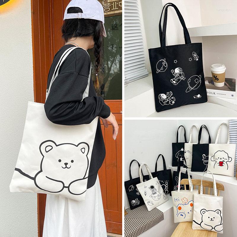 

Shopping Bags Fashion Women Canvas Shoulder Bag Casual Handbag Student Schoolbag Small Handbags For, Hkl