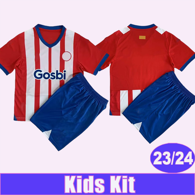 

2023 24 JUANPE S.BUENO Kids Kit Soccer Jerseys BERNARDO ALEIX GARCIA STUANI Home Away Child Suit Football Shirts Girona Short Sleeve Uniforms, Tz13972 23 24 home no socks