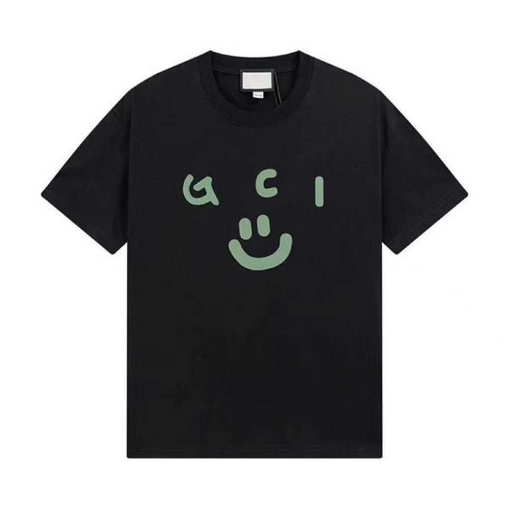 

mens t shirt shirts designers same outdoor pure cotton printed round neck short-sleeved casual sports Luxury couples clothing GO16, B2