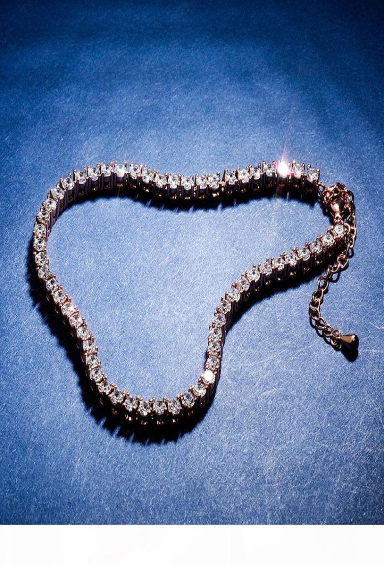 

Ankle Bracelets Luxury Designer Jewelry Women Fashion Initial Anklets Diamond Tennis Chain Iced Out Hip Hop Jewerly Bling Charms A1520682