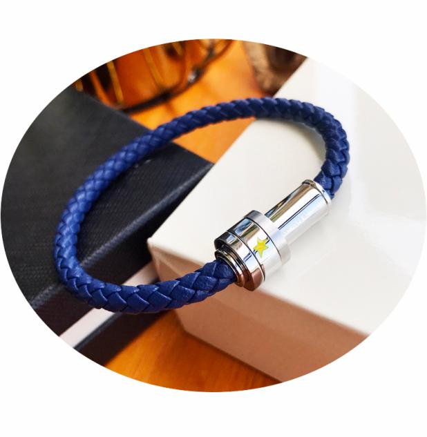 

Luxury Designer Bracelets For Men And Women Star Button High Quality Fine Steel Hand Rope 20cm Original Box Top Christmas Gifts2142015