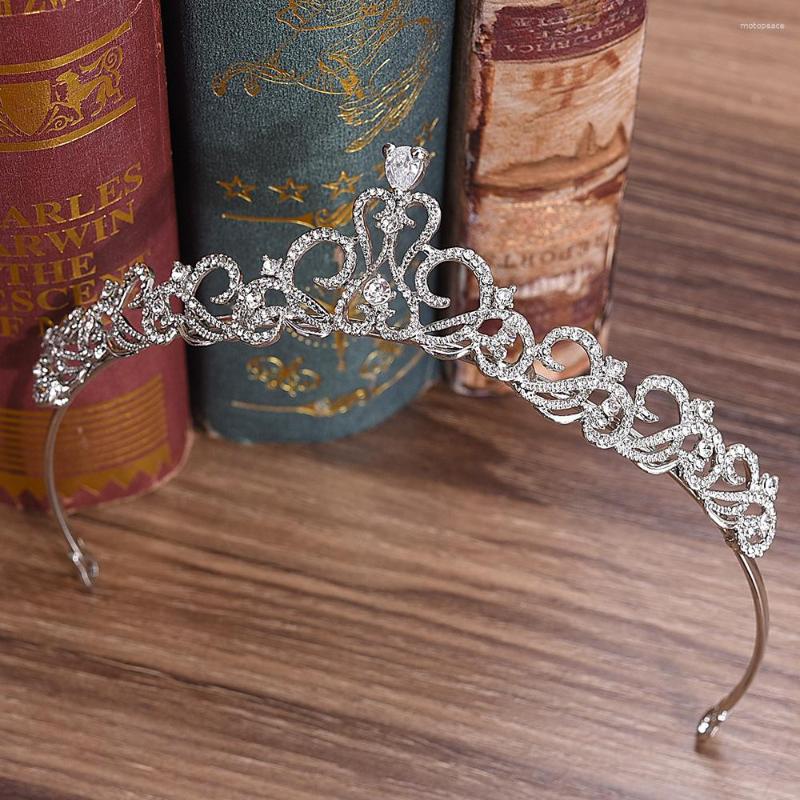 

Hair Clips Crystal Tiara Wedding Bridal Crown Headpiece Rhinestone Tiaras For Women Birthday Party Princess Crowns
