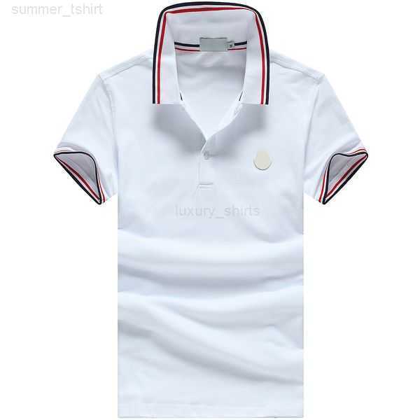 

mens polo shirt Mens Monclair T shirts Designer polo Shirt Luxury Tees Classic Black white grey blue Tees summer Polo Shirt man tshirt 5NJCI